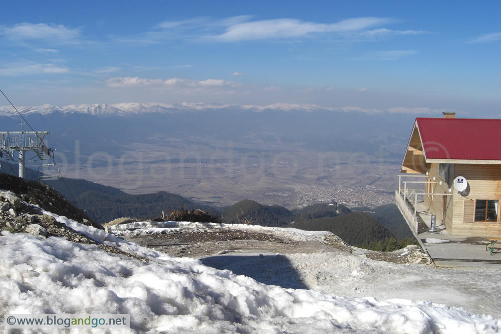 Bansko - View across the Razlog valley